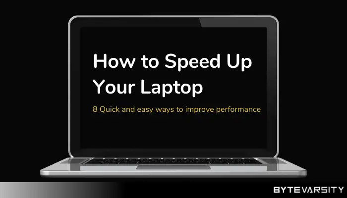 how to increase laptop speed