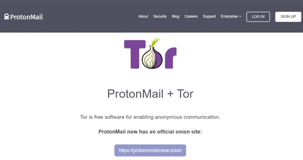Proton mail darkweb
