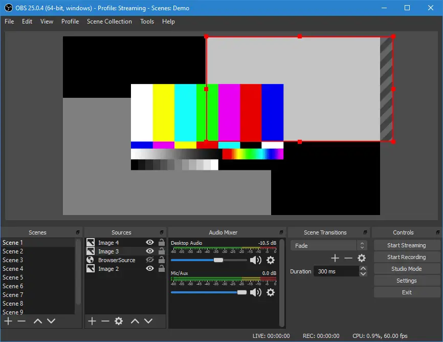 OBS Studio is a free, open-source solution for game recording and live streaming software