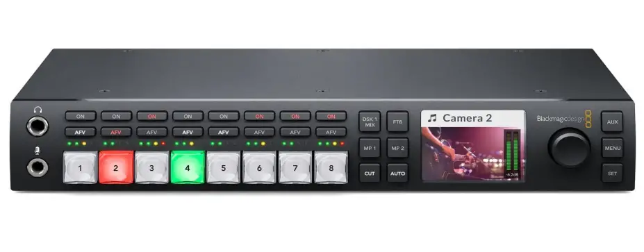 Blackmagic Design ATEM Television Studio HD Live Production Switcher, best video switcher for live streaming