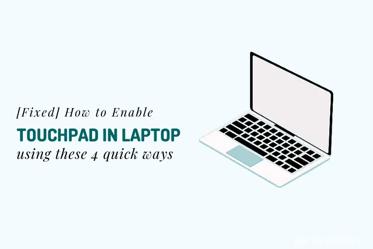 [Fixed] How to Enable Touchpad in Laptop: 4 Ways