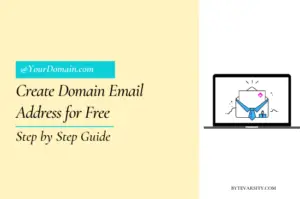Create Custom Domain Email Address for Free