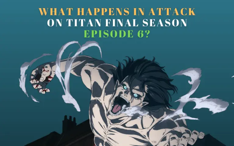 What happens in Attack on titan final season episode 6? (The War Hammer Titan)