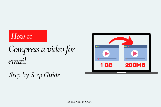 How to Compress a video for email