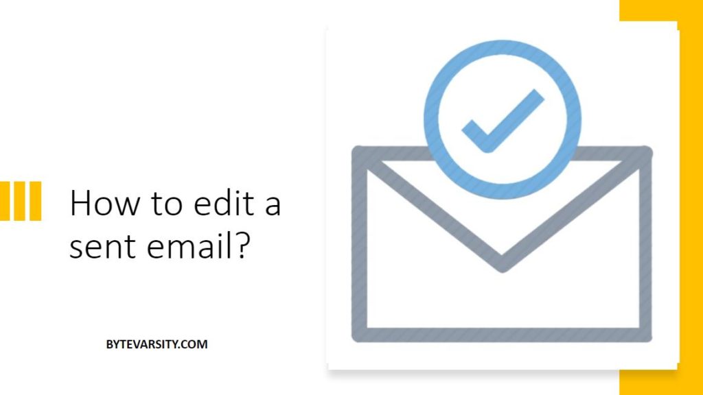 How to edit a sent email