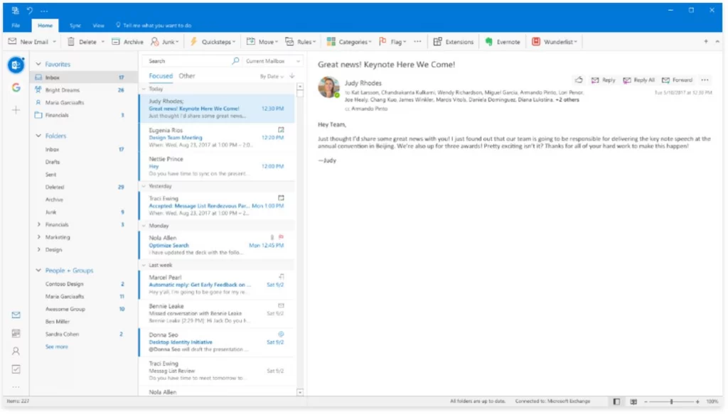 Outlook Desktop Client