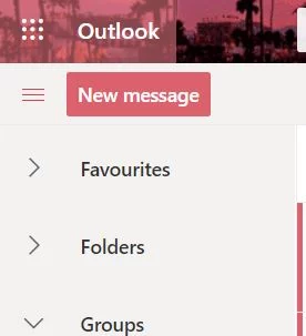 Outlook new message