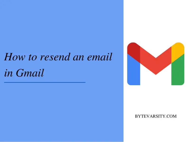How to resend an email in Gmail