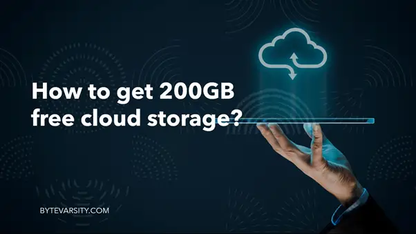 200GB free cloud storage