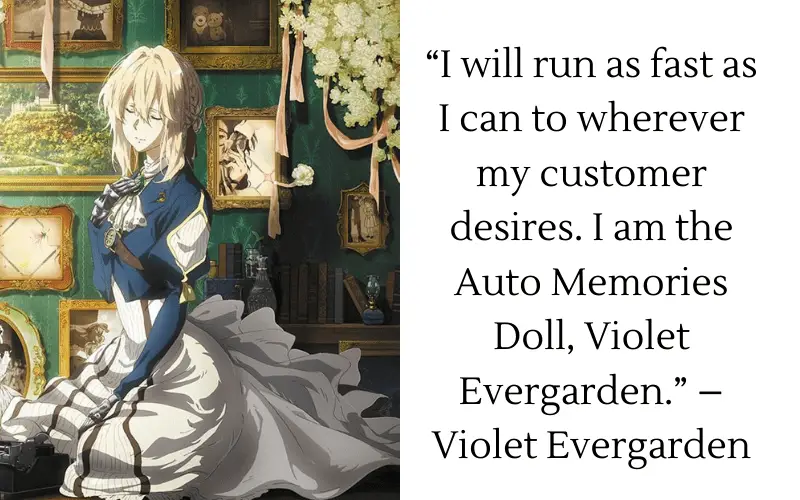 Violet Evergarden Quotes