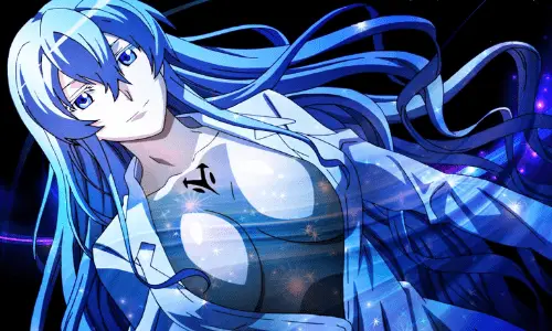 Esdeath, Akame Ga Kill, anime girls with blue hair