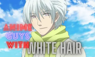 anime guys with white hair