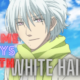 anime guys with white hair