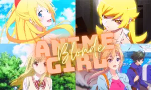 blonde anime girl