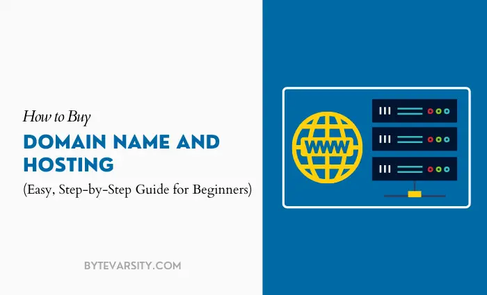 how to buy domain name and hosting step by step guide