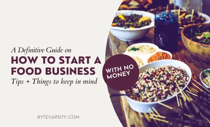 How to Start a Food Business with No Money