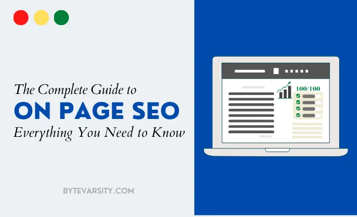 how to do On Page SEO