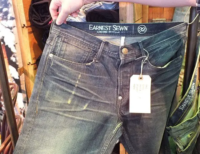 9. Earnest Sewn Custom Fit Jeans - $1,000