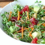 Microgreen Chard Salad