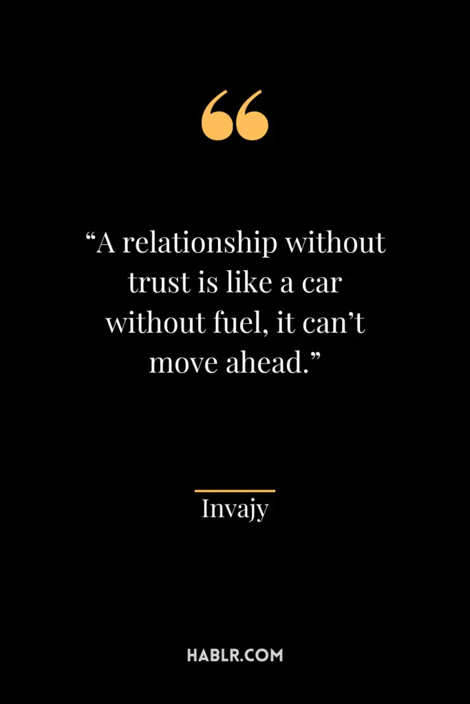 Trust Quotes For Relationships and Love