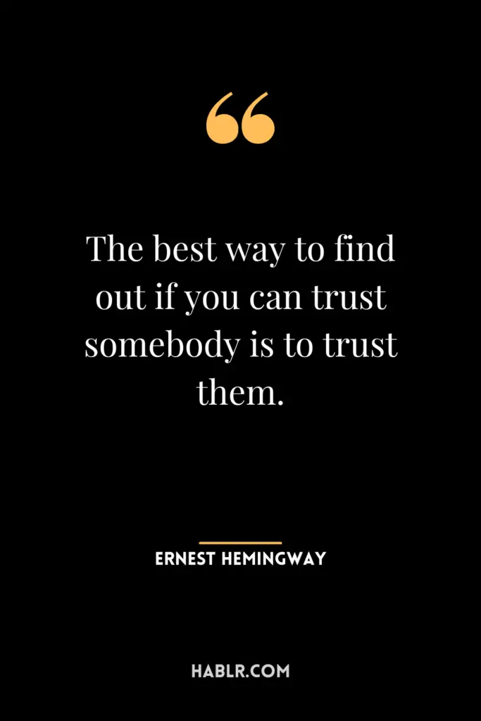 Trust Quotes for Relationships