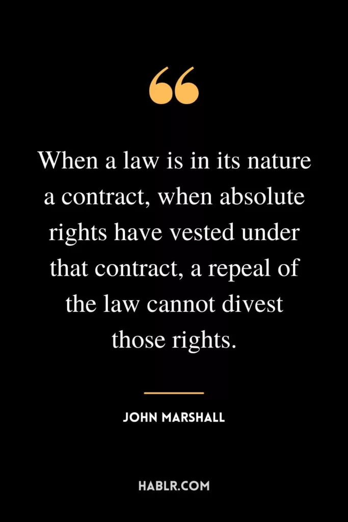 When a law is in its nature a contract, when absolute rights have vested under that contract, a repeal of the law cannot divest those rights.