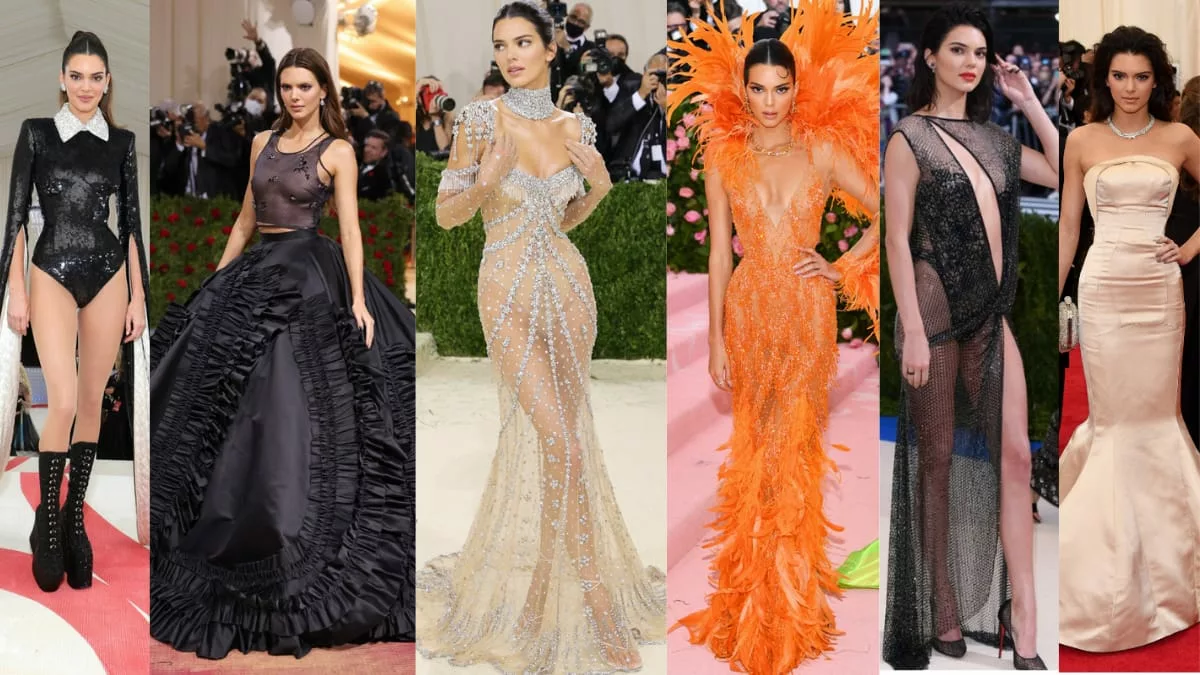 Kendall Jenner Met Gala Looks through the years - From 2014 to 2023 - Hablr